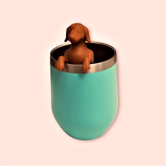 Whimsical Silicone Dachshund Tea Strainer Infuser New in unopened Box - Picture 3 of 7